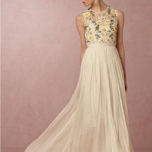 BHLDN Needles and Tread Paulette gown.